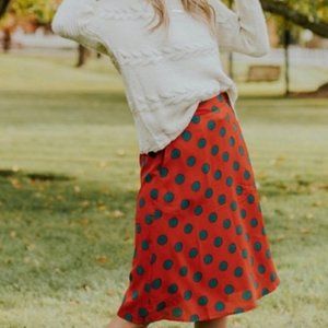 ROOLEE Fairfield Polka Dot Skirt w Pockets